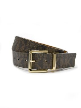 MICHAEL Michael Kors Synthetic Leather Monogram Belt